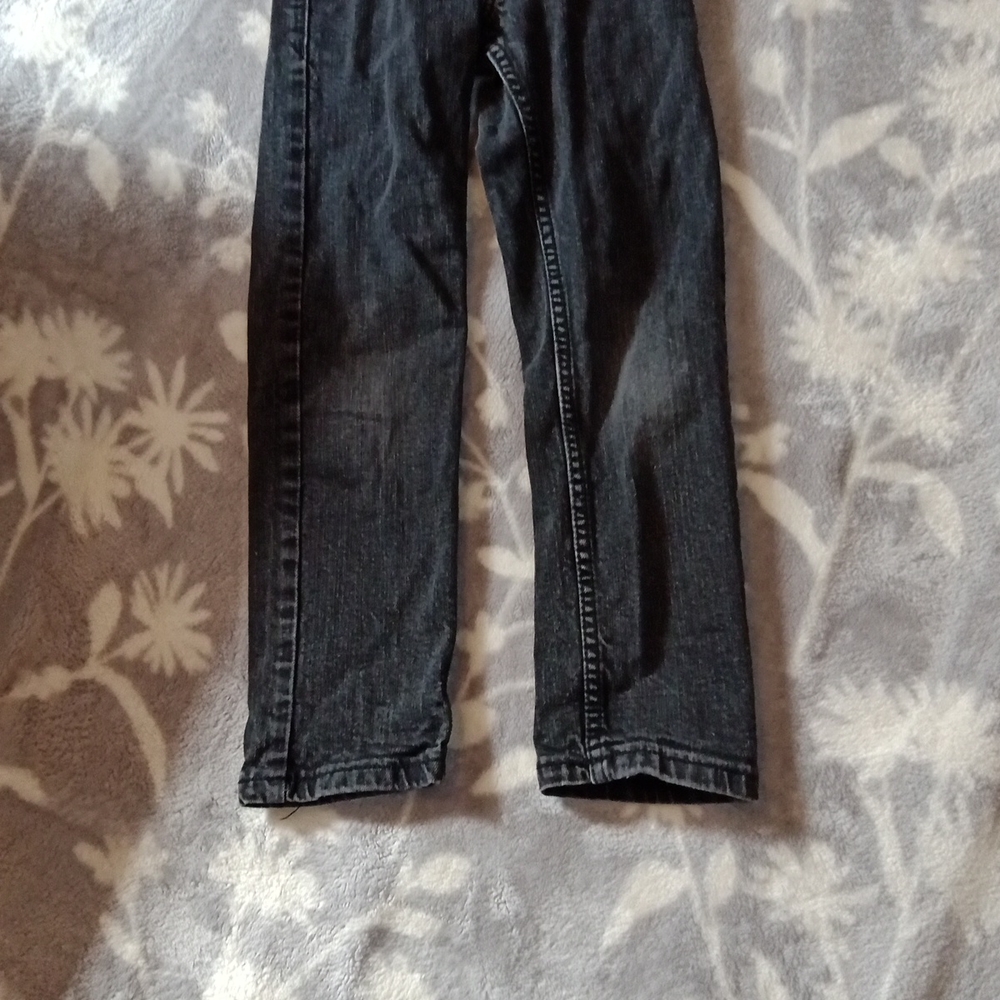 Cool Levi's 511 black Sz 7 Reg slim/adjustable waist jeans - Picture 2 of 9